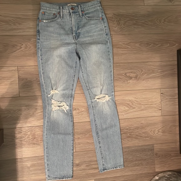 Madewell The Tall Perfect Vintage Jean in Grandbay Wash Destructed Edition NB071 - Picture 5 of 5
